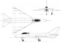 Чертеж истребителя МиГ E-5