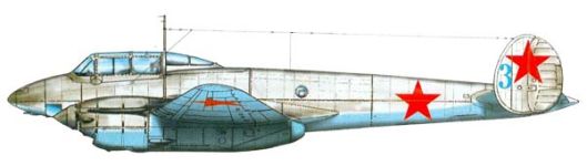 Силуэт Пе-3