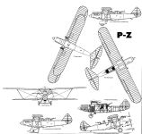 Чертеж биплана P-Z