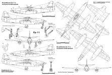 Чертеж Су-11 1947 г
