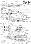 Чертеж Су-34