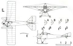 Чертеж одноместного самолета «Торпедо»