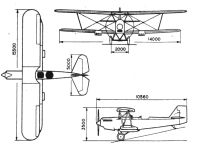 Чертеж штурмовика ТШ-1