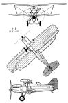 Чертеж истребителя-перехватчика И-8 (АНТ-13)