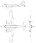 Чертеж самолета ПС-35