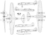 Чертеж торпедоносца АНТ-41 (Т-1)