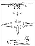Чертеж самолета МТБ-2 (АНТ-44)