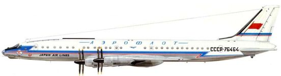 Силуэт Ту-114