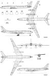 Чертеж Туполев Ту-114