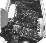 Приборная панель задней кабины Ту-128