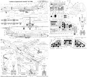 Чертеж Ту-134Ш