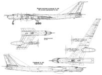 Чертеж Ту-142