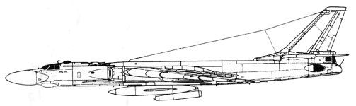 Силуэт Ту-16К-10
