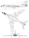 Чертеж Ту-16Р
