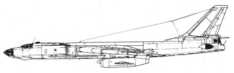 Силуэт Ту-16КС Комета