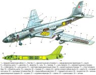Компоновка самолета Ту-16КС