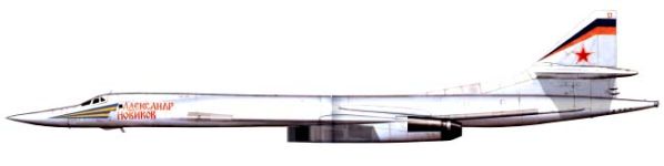 Силуэт Ту-160