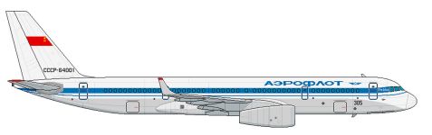 Силуэт Ту-204