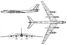 Чертеж Ту-95МС