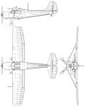 Чертеж Як-12