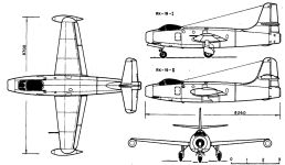 Чертеж Як-19