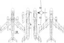 Чертеж Як-25