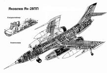 Компоновка Як-28ПП