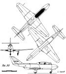 Чертеж Як-30 1960 г.