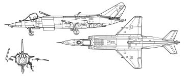 Чертеж Як-38