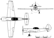 Чертеж Як-50