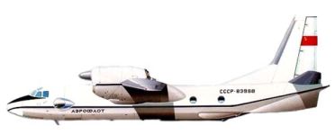 Силуэт Ан-32