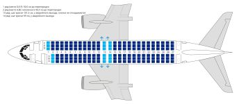 Компоновка салона самолета Boeing 737-200