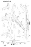 Чертеж Boeing 747-100
