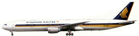 Силуэт Boeing 777-300ER