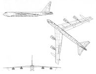 Чертеж Boeing B-52D