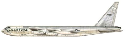 Силуэт Boeing B-52B