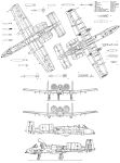 Чертеж Fairchild Republic A-10 Thunderbolt II