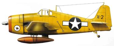 Силуэт Grumman F6F-3K