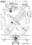 Чертеж Grumman J2F Duck