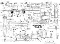 Чертеж Grumman S-2