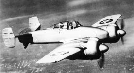 Палубный истребитель Grumman XF5F Skyrocket