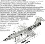 Компоновка Lockheed F-104S