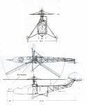 Чертеж Vought-Sikorsky VS-300 (S-46)