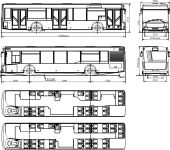 Чертеж автобуса МАЗ-203