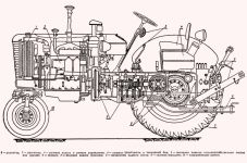 Компоновка трактора МТЗ-1