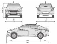Чертеж Peugeot 301 (2012 г)