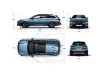 Чертеж Peugeot 308 SW (2021 г)