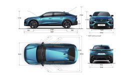 Чертеж Peugeot 408 (2014 г)