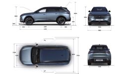 Чертеж Peugeot 5008 (2017 г)