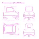 Чертеж Peel P50